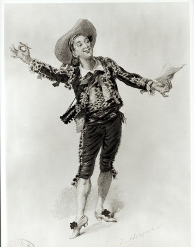 Figaro, illustration from Act I Scene 2 of 